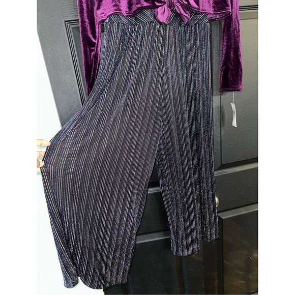 Knit Works girls' tie-front shrug and jumpsuit set - Picture 8 of 10